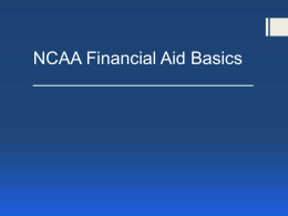 Institutional Financial Aid.