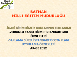 903.07.01 - Batman Milli Eğitim Müdürlüğü