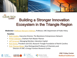 Powerpoint - UNC Institute for the Environment
