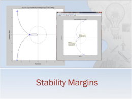 Lecture 24: Stability Margins