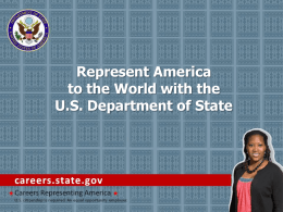 State Department Presentation Feb 2013