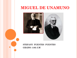 MIGUEL DE UNAMUNO.