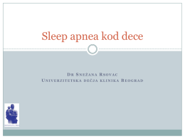 III-4 S.Rsovac sleep apnea