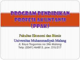 PPAK - Universitas Muhammadiyah Malang