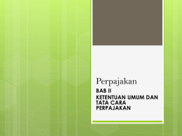 Perpajakan