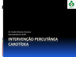 Intervenção percutânea Carotídea - 2,35 MB