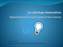 Startup innovative - Corrente