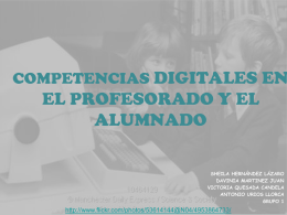 competencias digitales en el profesorado y - DCADEP-UA