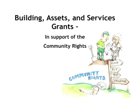 the Community Rights presentation