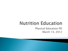 MyPlate Powerpoint