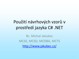 prezentace - Michal Jakubec