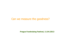 Corporate Social Responsibility! Can we measure the goodness?
