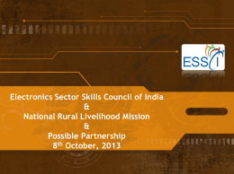 Electronics Sector Skills Council of India - DDU-GKY