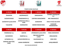 Ziraat Türkiye Kupası Grup Müsabaka fikstürü için tıklayınız