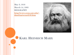 Power Point Slides Twelve: Worldly Philosophers Ch. 6