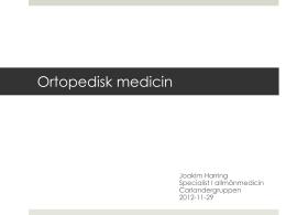 Ortopedisk-medicin-Joakim-Harring