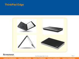 ThinkPad Edge E420/E520 messaging