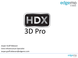 HDX 3D - edgemo