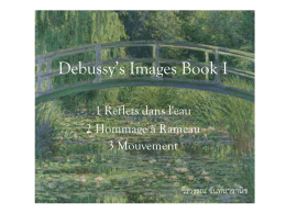 Debussy*s Images Book I