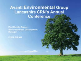 Avanti - Integrated Environmental Management