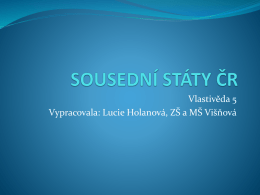 SOUSEDNI STATY CR