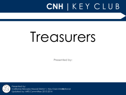 Treasurer OTC Presentation