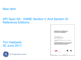 Attachment 7d1 - Haeberle - API 6A ASME Editions
