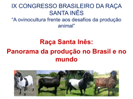 IX Congresso Brasileiro da raça Santa Inês *A