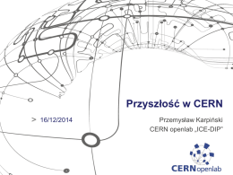 Slide 1 - CERN openlab