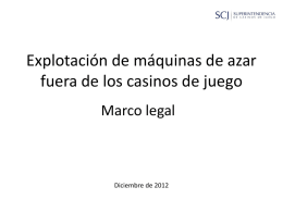 presentacion superintendencia de casinos de juego