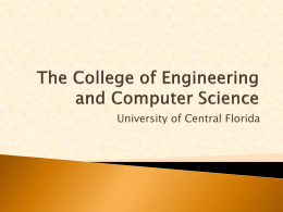 The College of Engineering and Computer Science