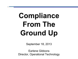 Compliance - The Blue Mountain Summit