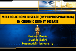 Treatment of CKD bone disease
