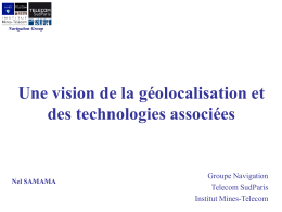 Une vision de la géolocalisation et des technologies associées