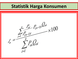 100. STATISTIK HARGA KONSUMEN