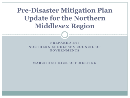 Pre-Disaster Mitigation Plan Update Powerpoint Presentation