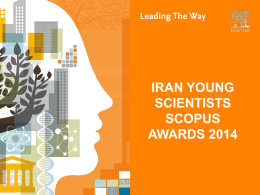 iran young scientists scopus award 2014