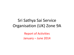 Zone 9A (Region 91 - UK) - International Sri Sathya Sai Organization