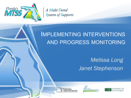 Implementing Interventions FINAL