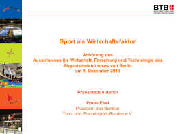 PowerPoint-Präsentation - Abgeordnetenhaus von Berlin