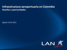 Infraestructura aeroportuaria en Colombia – LAN