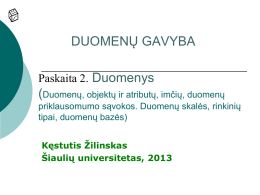 DuomGavyba_2 - Šiaulių universitetas