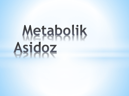 Metabolik Asidoz