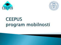 CEEPUS program mobilnosti