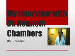 EDUC 131 Interview PP Bre` Chambers