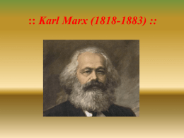 Karl Marx (1818-1883) :: :: Vida