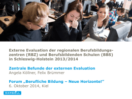 (RBZ) und Berufsbildenden Schulen(BBS) - Schleswig