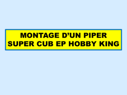 MONTAGE D*UN PIPER SUPER CUB HOBBY KING - Fichier