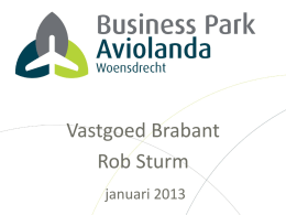 PowerPoint-presentatie - Business Park Aviolanda