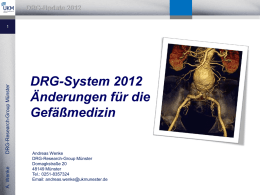 DRG-Update 2012
